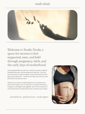 Doula Pricing Guide