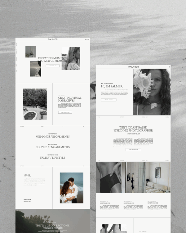 Palmer Website Template