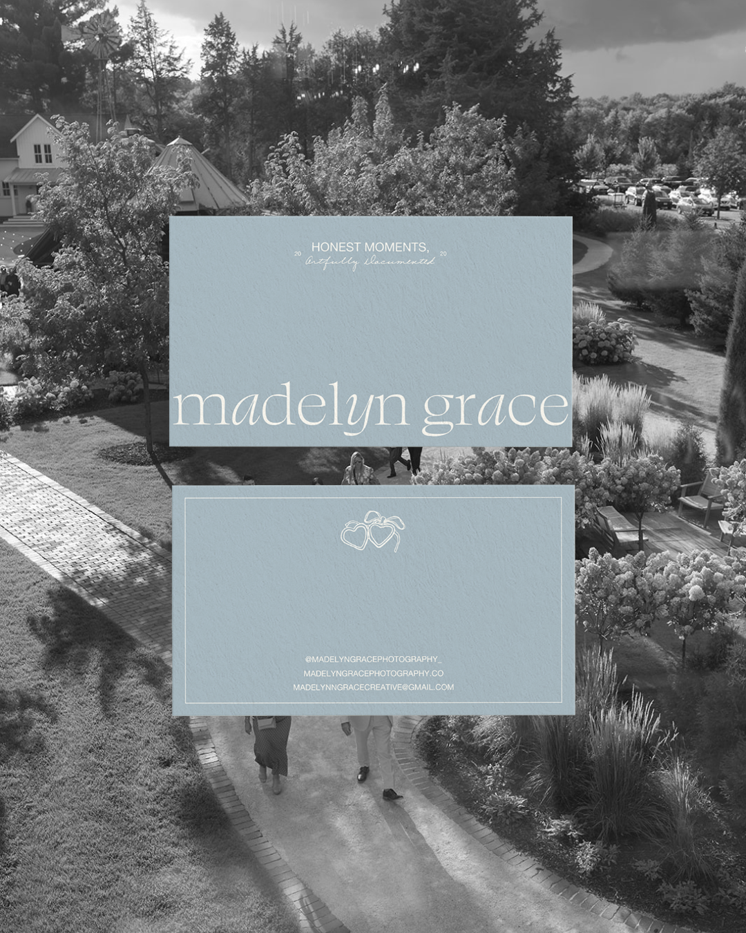 Custom brand design for wedding photographer
