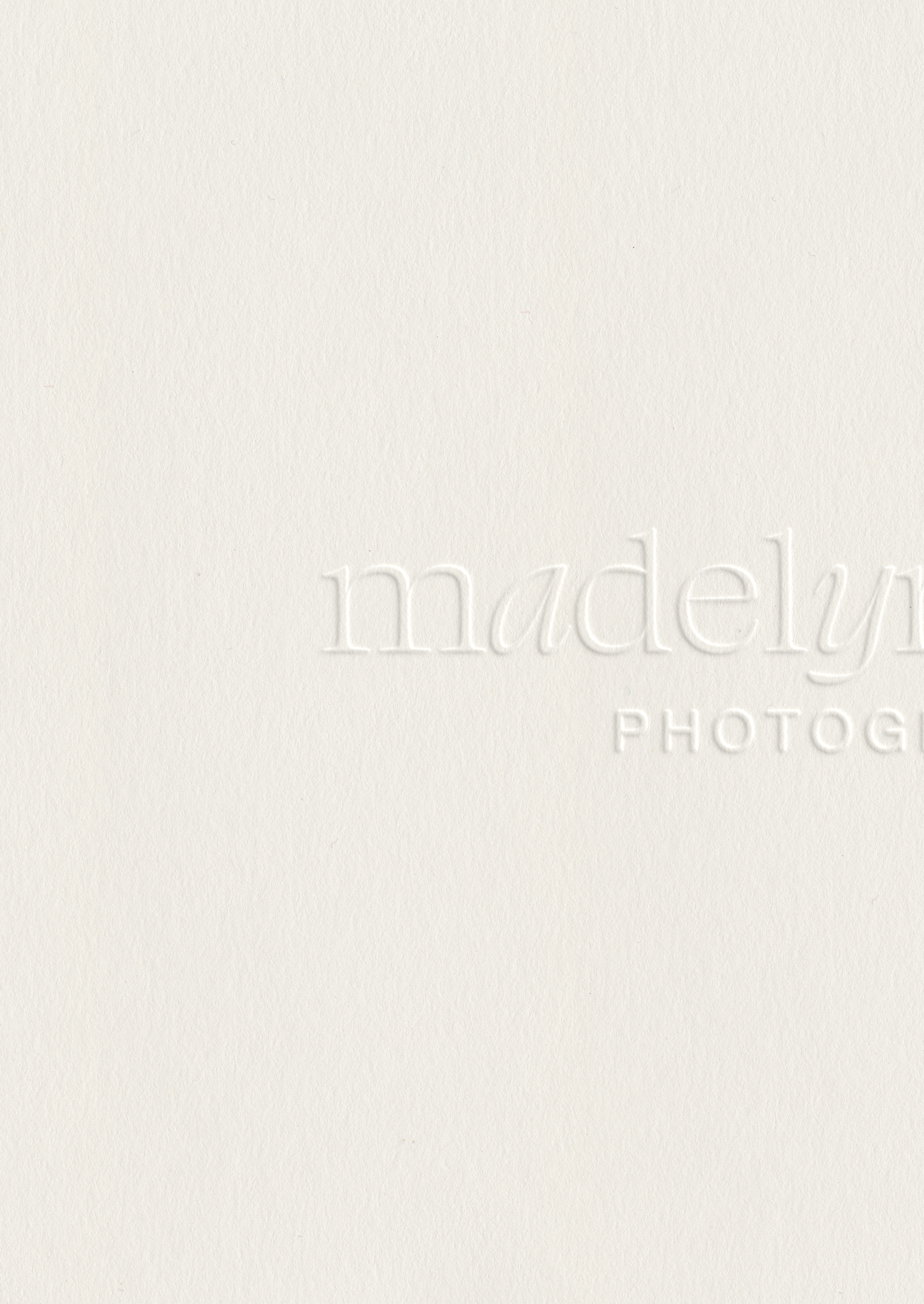Custom brand design for wedding photographer