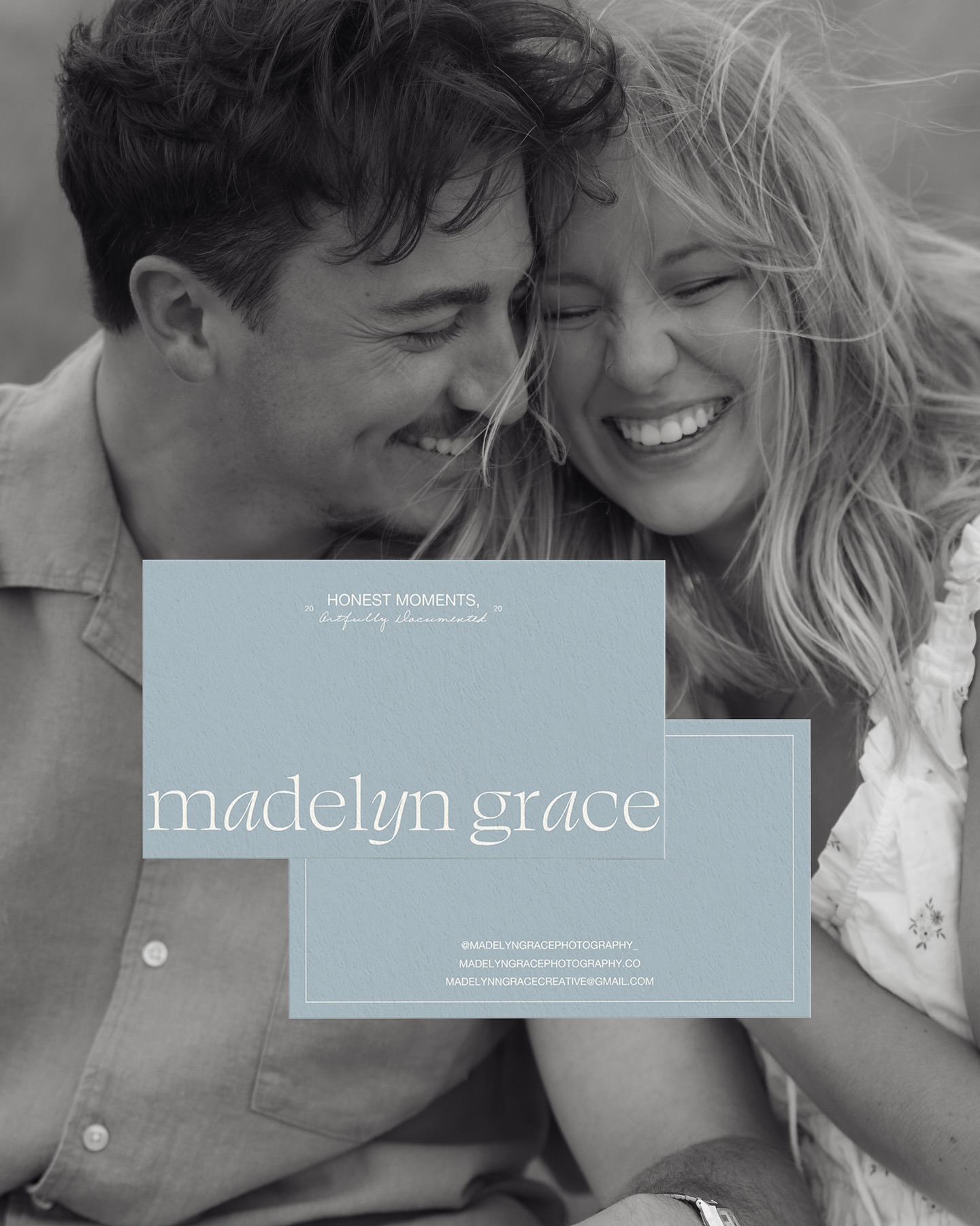 Custom brand design for wedding photographer