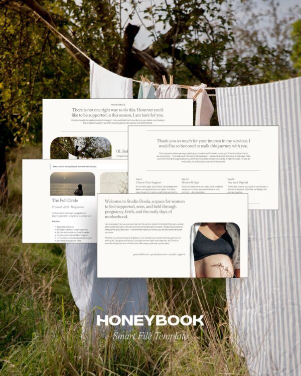 Doula Honeybook Bundle
